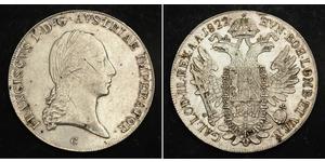 1 Талер Австрійська імперія (1804-1867) Срібло Francis II, Holy Roman Emperor (1768 - 1835)