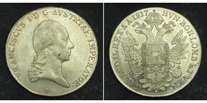 1 Талер Австрійська імперія (1804-1867) Срібло Francis II, Holy Roman Emperor (1768 - 1835)