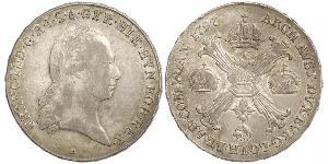1 Талер Австрійська імперія (1804-1867) Срібло Francis II, Holy Roman Emperor (1768 - 1835)
