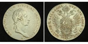 1 Талер Австрійська імперія (1804-1867) Срібло Francis II, Holy Roman Emperor (1768 - 1835)