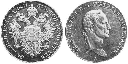 1 Талер Австрійська імперія (1804-1867) Срібло 