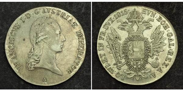 1 Талер Австрійська імперія (1804-1867) Срібло Francis II, Holy Roman Emperor (1768 - 1835)