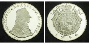 1 Талер Австрія / Зальцбург Срібло Count Hieronymus von Colloredo (1732 - 1812)