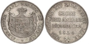 1 Талер Ангальт-Бернбург (1603 - 1863) Срібло Alexius Frederick Christian, Duke of Anhalt-Bernburg (1767 – 1834)