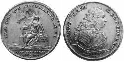 1 Талер Ансбах (1398–1792) Срібло Charles William Frederick, Margrave of Brandenburg-Ansbach (1712 – 1757)