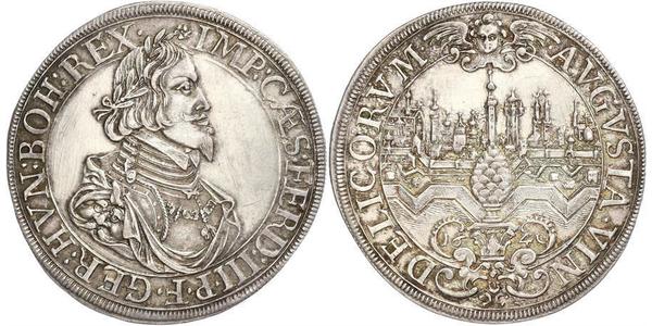 1 Талер Аугсбург (1276 - 1803) Срібло Ferdinand III, Holy Roman Emperor (1608-1657)