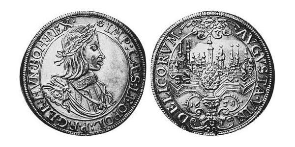 1 Талер Аугсбург (1276 - 1803) Срібло Леопольд I Габсбург(1640-1705)