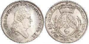 1 Талер Баварія (курфюрство) (1623 - 1806) Срібло 
