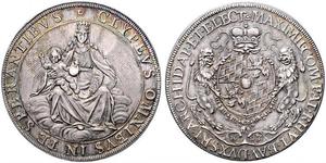 1 Талер Баварія (курфюрство) (1623 - 1806) Срібло 