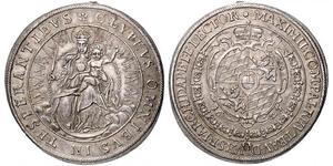 1 Талер Баварія (курфюрство) (1623 - 1806) Срібло 