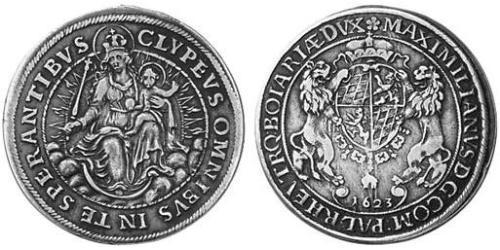 1 Талер Баварія (курфюрство) (1623 - 1806) Срібло 