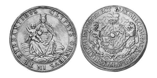 1 Талер Баварія (курфюрство) (1623 - 1806) Срібло 