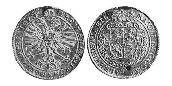 1 Талер Баварія (курфюрство) (1623 - 1806) Срібло 