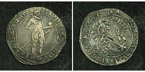 1 Талер Богемія Срібло Фердинанд II Габсбург(1578 -1637)