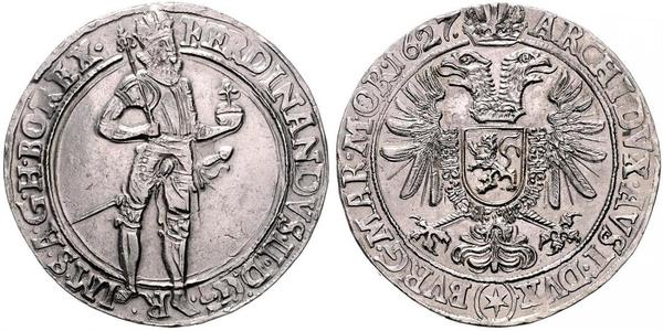1 Талер Богемія Срібло Фердинанд II Габсбург(1578 -1637)