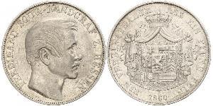 1 Талер Великое герцогство Гессен (1806 - 1918) Срібло Ferdinand, Landgrave of Hesse-Homburg