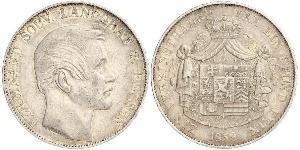 1 Талер Великое герцогство Гессен (1806 - 1918) Срібло Ferdinand, Landgrave of Hesse-Homburg