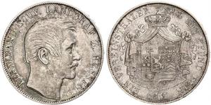 1 Талер Великое герцогство Гессен (1806 - 1918) Срібло Ferdinand, Landgrave of Hesse-Homburg