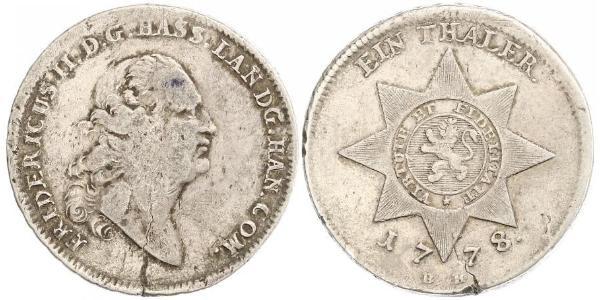 1 Талер Великое герцогство Гессен (1806 - 1918) Срібло 