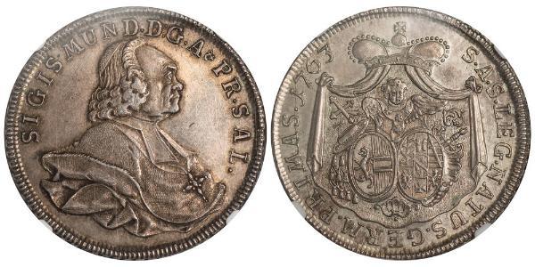 1 Талер Габсбурзька імперія (1526-1804) Срібло Sigismund von Schrattenbach