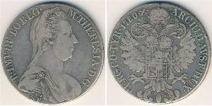 1 Талер Габсбурзька імперія (1526-1804) / Австрія Срібло Maria Theresa of Austria (1717 - 1780)