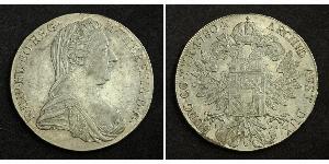 1 Талер Габсбурзька імперія (1526-1804) / Австрія Срібло Maria Theresa of Austria (1717 - 1780)