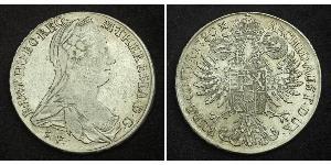 1 Талер Габсбурзька імперія (1526-1804) / Австрія Срібло Maria Theresa of Austria (1717 - 1780)