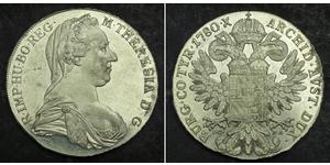 1 Талер Габсбурзька імперія (1526-1804) / Австрія Срібло Maria Theresa of Austria (1717 - 1780)