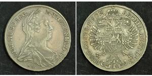 1 Талер Габсбурзька імперія (1526-1804) / Австрія Срібло Maria Theresa of Austria (1717 - 1780)