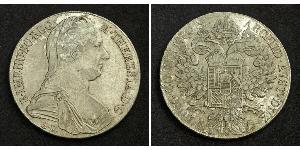 1 Талер Габсбурзька імперія (1526-1804) / Австрія Срібло Maria Theresa of Austria (1717 - 1780)