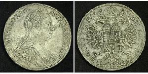 1 Талер Габсбурзька імперія (1526-1804) / Австрія Срібло Maria Theresa of Austria (1717 - 1780)