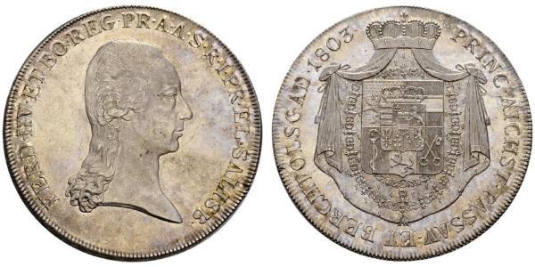 1 Талер Зальцбург Срібло Ferdinand III, Holy Roman Emperor (1608-1657)