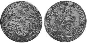 1 Талер Князівство Трансильванія (1571-1711) Срібло 
