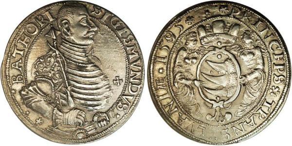1 Талер Князівство Трансильванія (1571-1711) Срібло Sigismund Báthory,  prince of Transylvania (1572 -1613)