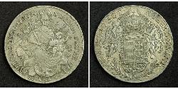 1 Талер Королiвство Угорщина (1000-1918) Срібло Maria Theresa of Austria (1717 - 1780)