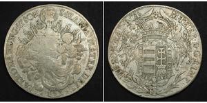 1 Талер Королiвство Угорщина (1000-1918) Срібло Maria Theresa of Austria (1717 - 1780)