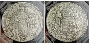 1 Талер Королiвство Угорщина (1000-1918) Срібло Maria Theresa of Austria (1717 - 1780)