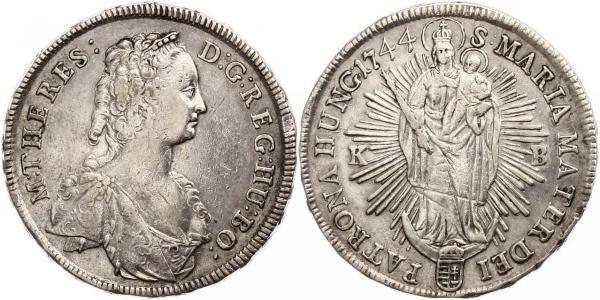 1 Талер Королiвство Угорщина (1000-1918) Срібло Maria Theresa of Austria (1717 - 1780)