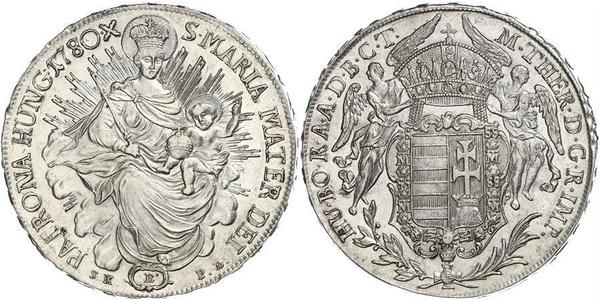 1 Талер Королiвство Угорщина (1000-1918) Срібло Maria Theresa of Austria (1717 - 1780)