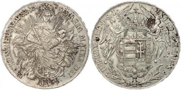 1 Талер Королiвство Угорщина (1000-1918) Срібло Joseph II, Holy Roman Emperor  (1741 - 1790)