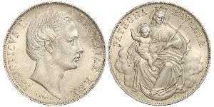 1 Талер Королівство Баварія (1806 - 1918) Срібло Людвіг II (король Баварії)(1845 – 1886)