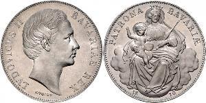1 Талер Королівство Баварія (1806 - 1918) Срібло Людвіг II (король Баварії)(1845 – 1886)
