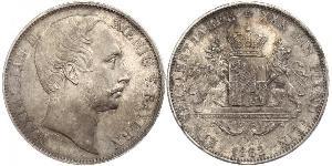 1 Талер Королівство Баварія (1806 - 1918) Срібло Максиміліан II (король Баварії)(1811 - 1864)