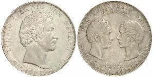 1 Талер Королівство Баварія (1806 - 1918) Срібло 
