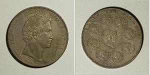 1 Талер Королівство Баварія (1806 - 1918) Срібло Людвиг I (король Баварії)(1786 – 1868)