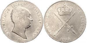 1 Талер Королівство Баварія (1806 - 1918) Срібло Максиміліан I (король Баварії) (1756 - 1825)