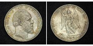 1 Талер Королівство Вюртемберг Срібло Charles I of Württemberg