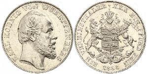 1 Талер Королівство Вюртемберг Срібло Charles I of Württemberg