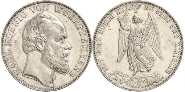 1 Талер Королівство Вюртемберг Срібло Charles I of Württemberg