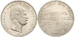 1 Талер Королівство Пруссія (1701-1918) Срібло Wilhelm I, German Emperor (1797-1888)
